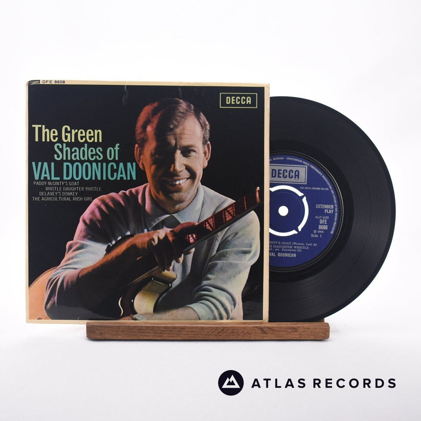 Val Doonican The Green Shades Of 7" Vinyl Record - Front Cover & Record