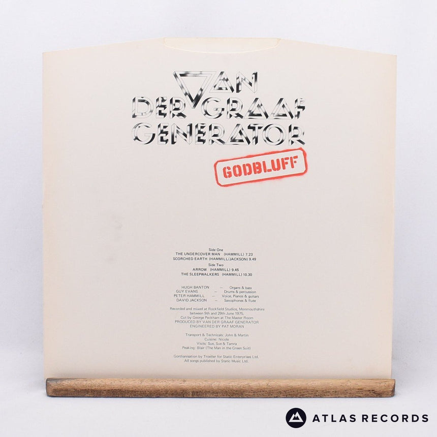 Van Der Graaf Generator - Godbluff - A//4 B//3 LP Vinyl Record - EX/EX