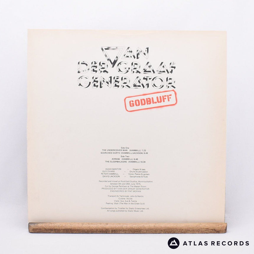 Van Der Graaf Generator - Godbluff - Arun LP Vinyl Record - VG/EX