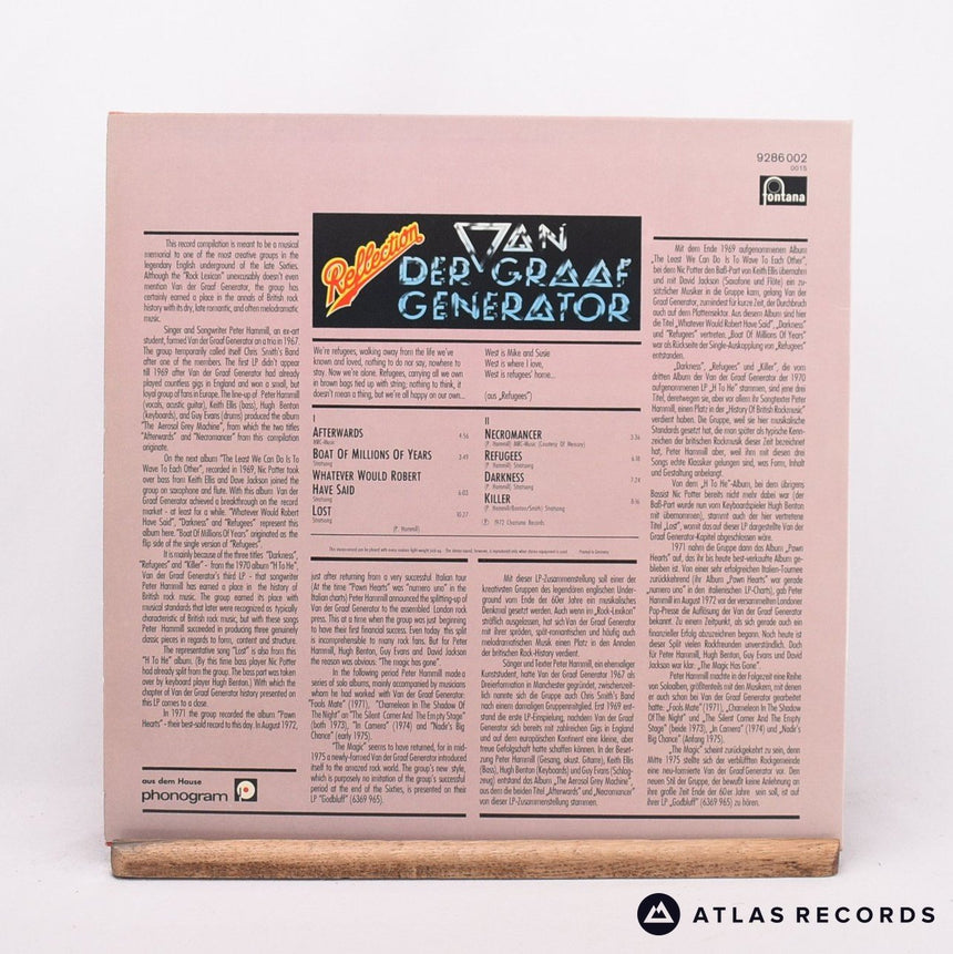 Van Der Graaf Generator - Reflection - LP Vinyl Record - EX/EX