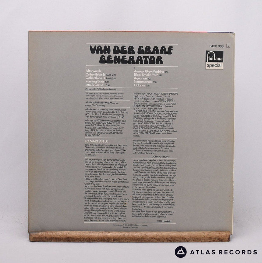 Van Der Graaf Generator - The Aerosol Grey Machine - LP Vinyl Record - EX/NM