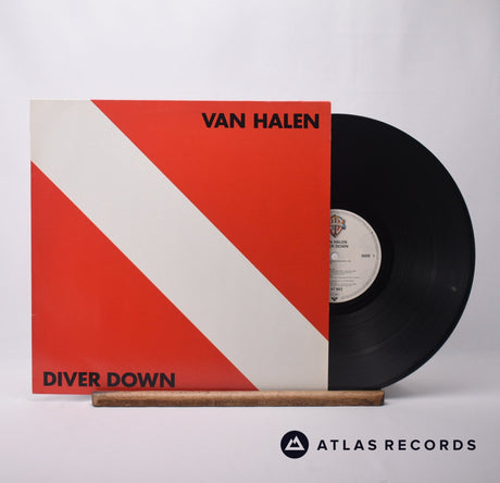 Van Halen Diver Down LP Vinyl Record - Front Cover & Record