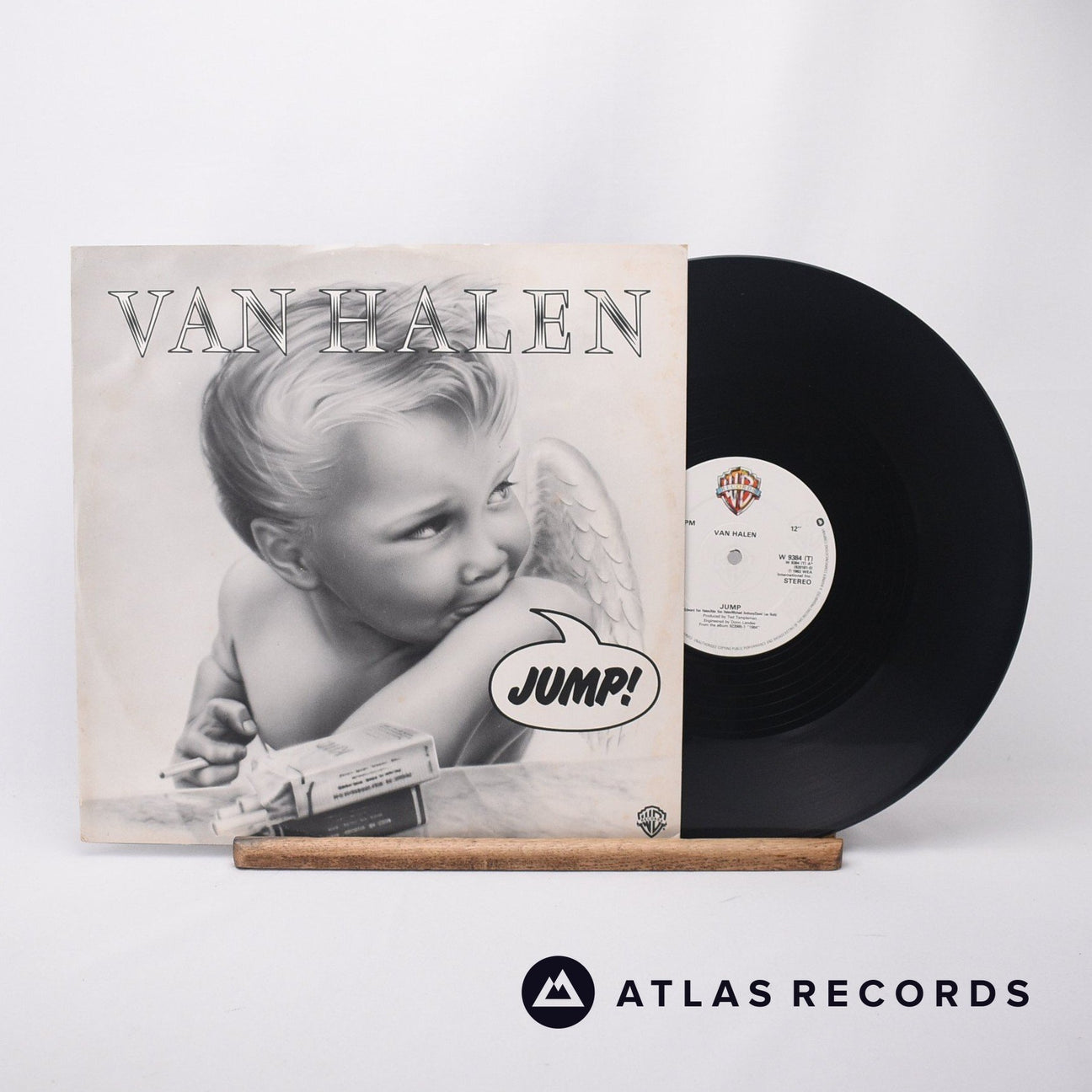 Van Halen Jump! 12" Vinyl Record - Front Cover & Record