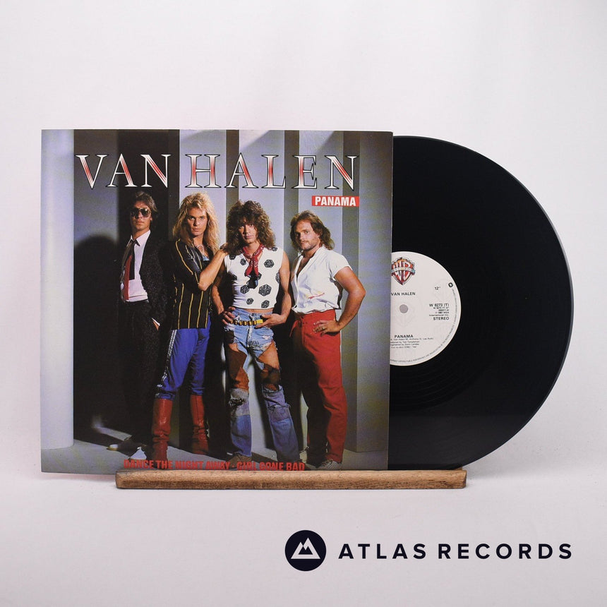 Van Halen Panama 12" Vinyl Record - Front Cover & Record