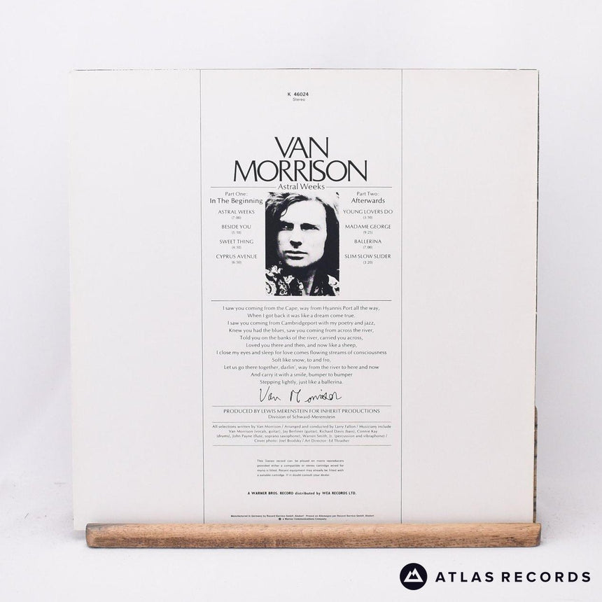 Van Morrison - Astral Weeks - Reissue LP Vinyl Record - EX/EX