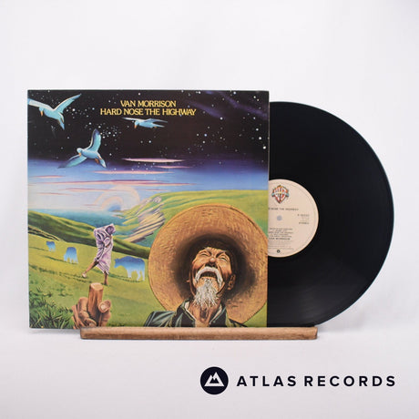 Van Morrison Hard Nose The Highway LP Vinyl Record - Front Cover & Record