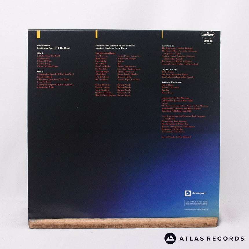 Van Morrison - Inarticulate Speech Of The Heart - LP Vinyl Record - EX/EX