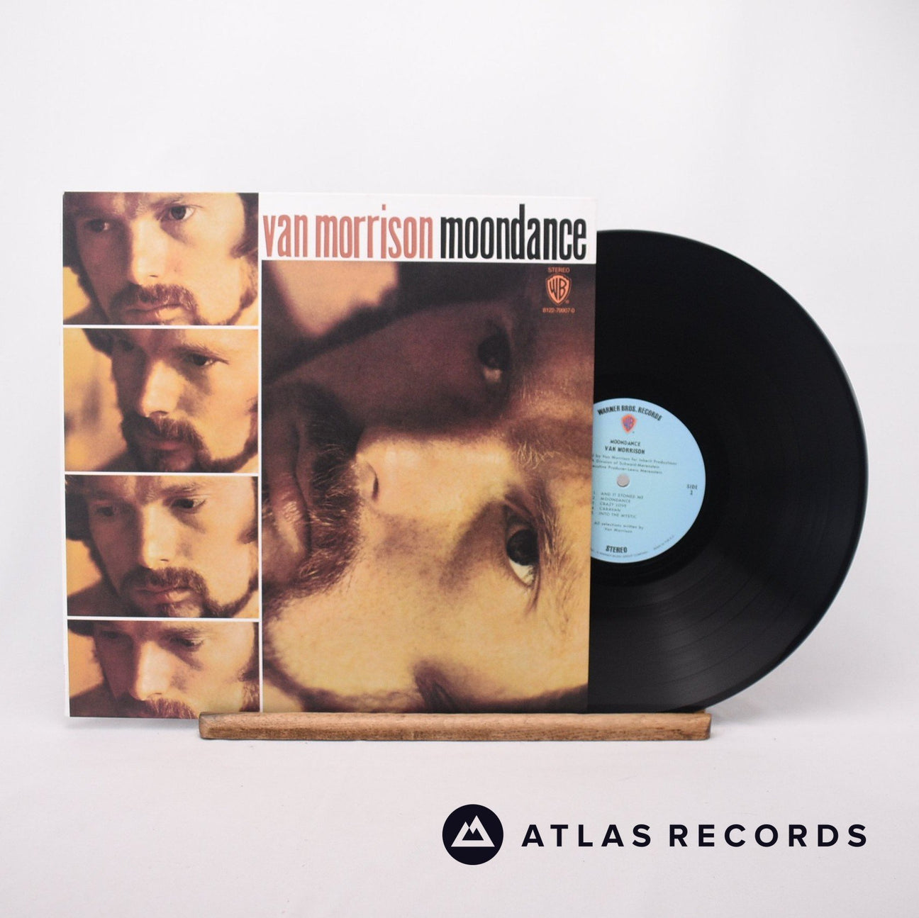 Van Morrison Moondance LP Vinyl Record - Front Cover & Record