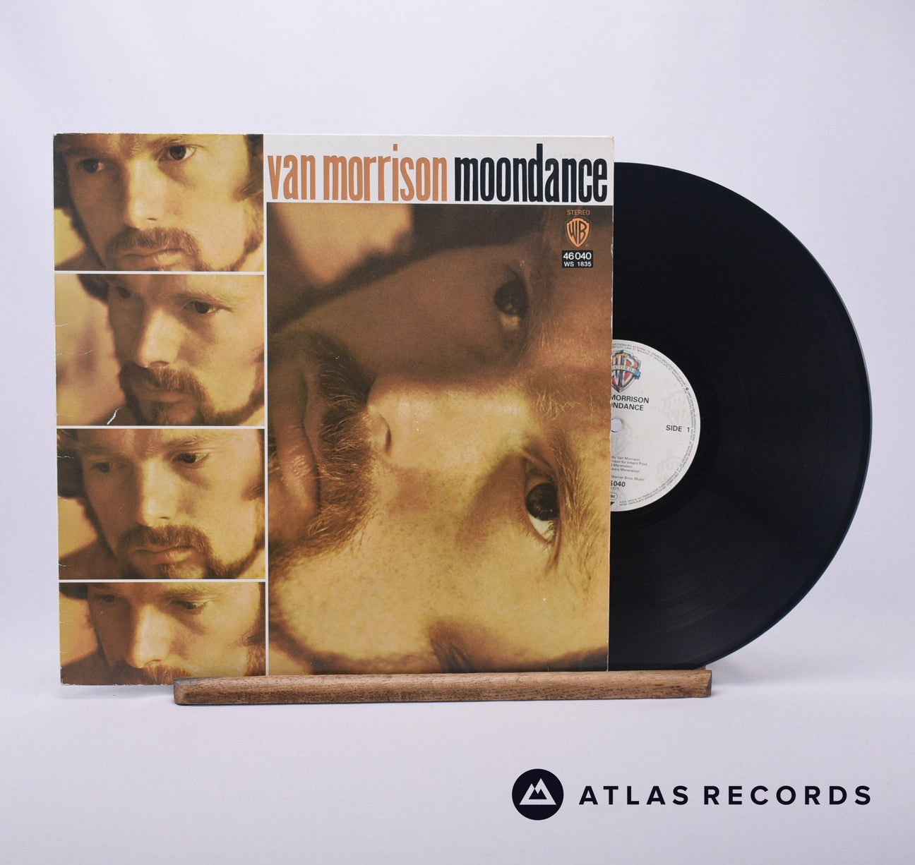 Van Morrison Moondance LP Vinyl Record - Front Cover & Record