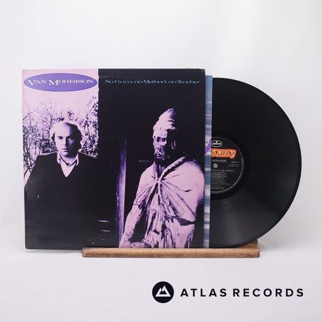 Van Morrison No Guru, No Method, No Teacher LP Vinyl Record - Front Cover & Record