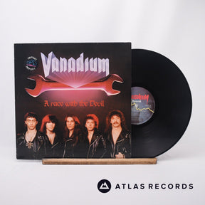 Vanadium A Race With The Devil LP Vinyl Record - Front Cover & Record