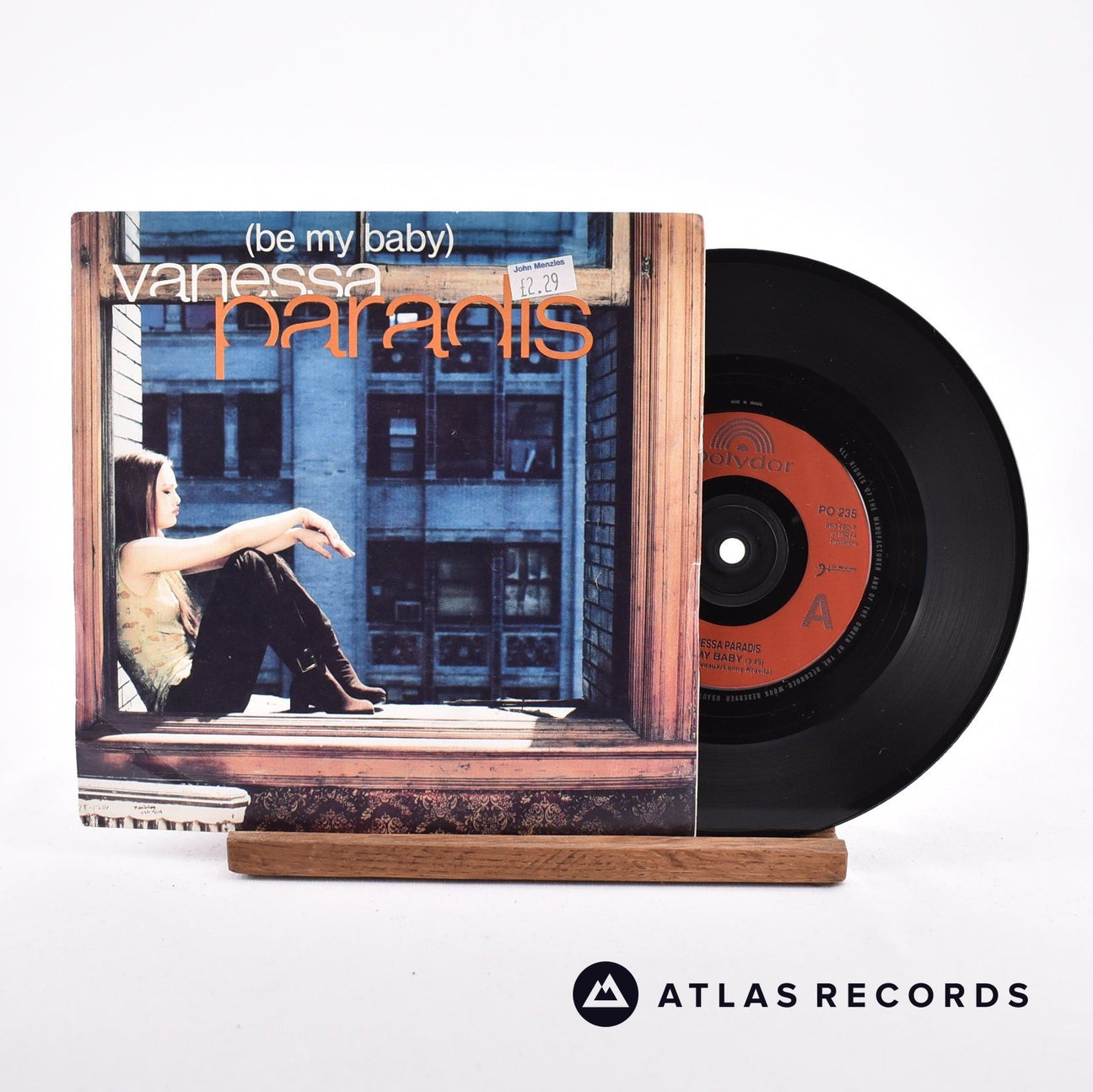 Vanessa Paradis Be My Baby 7" Vinyl Record - Front Cover & Record