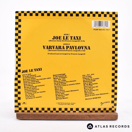 Vanessa Paradis - Joe Le Taxi - 7" Vinyl Record - EX/EX