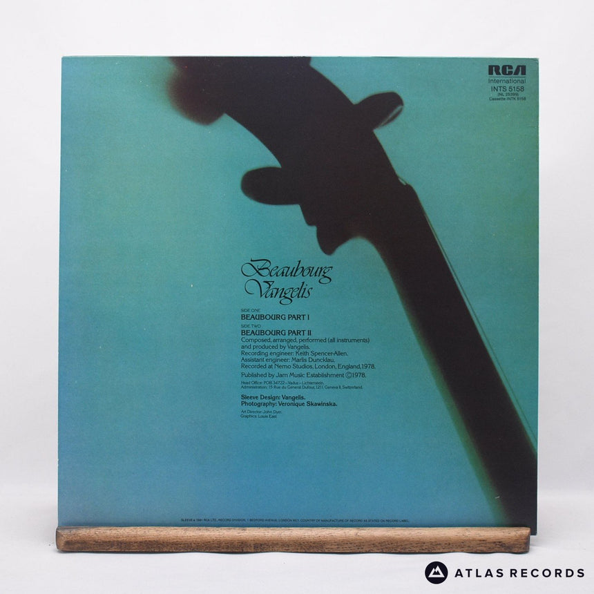 Vangelis - Beaubourg - LP Vinyl Record - NM/EX