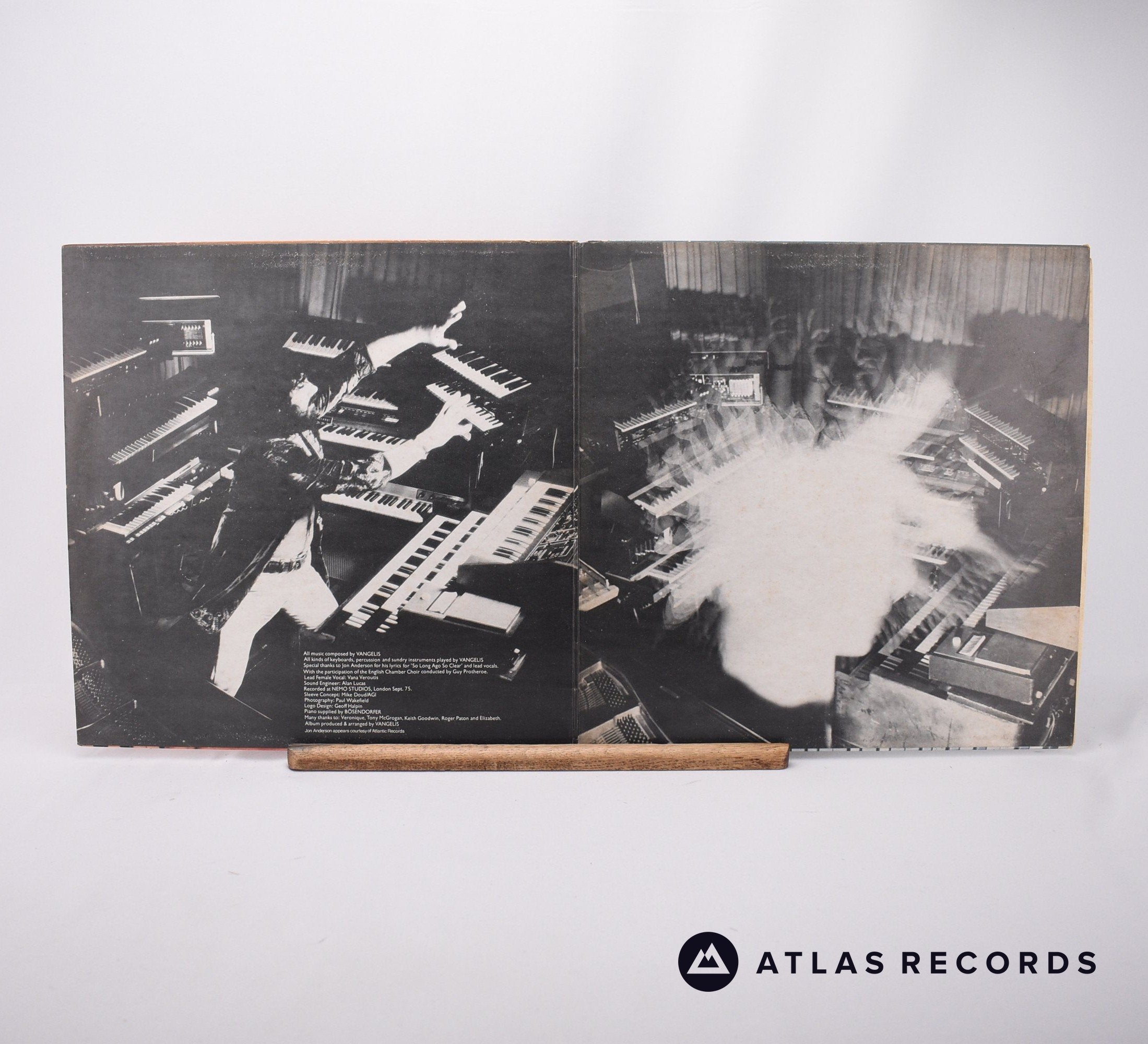 Vangelis Heaven And Hell LP Vinyl Record VG+/EX – Atlas Records