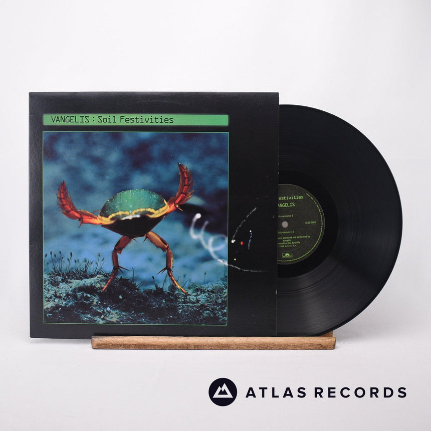 Vangelis Soil Festivities LP Vinyl Record - Front Cover & Record