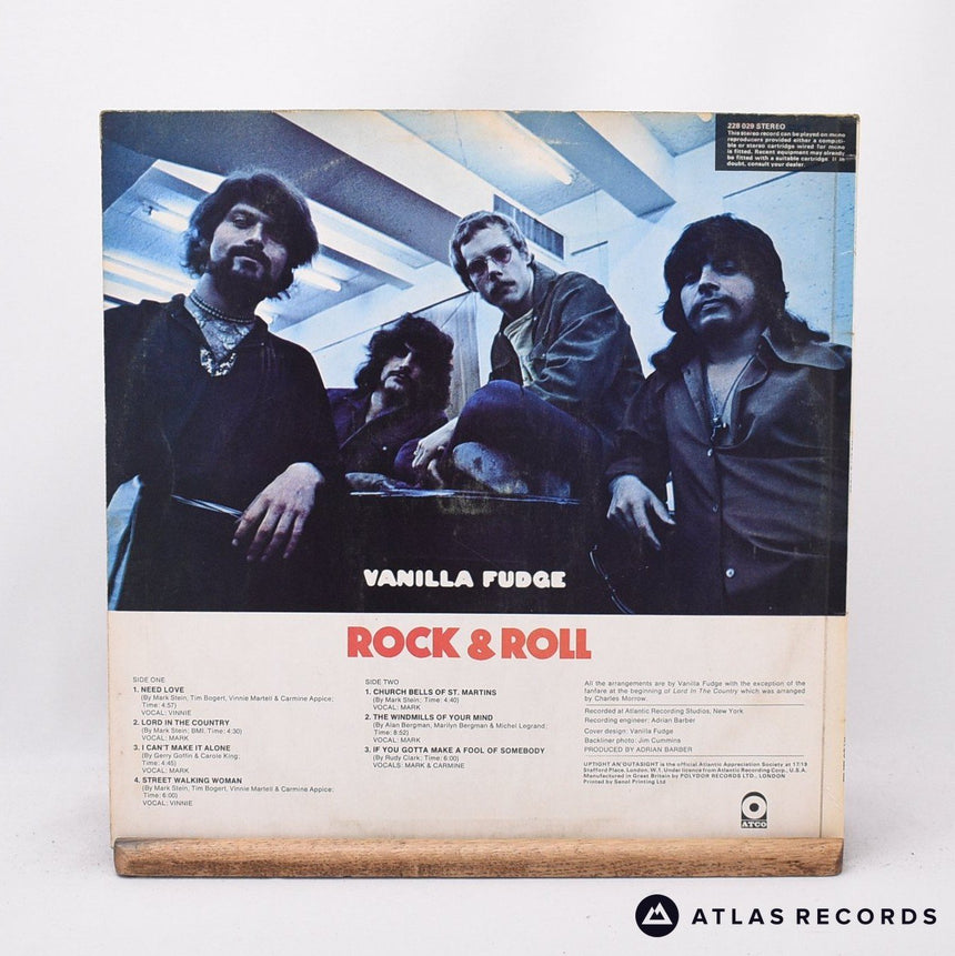 Vanilla Fudge - Rock & Roll - LP Vinyl Record - VG+/VG+