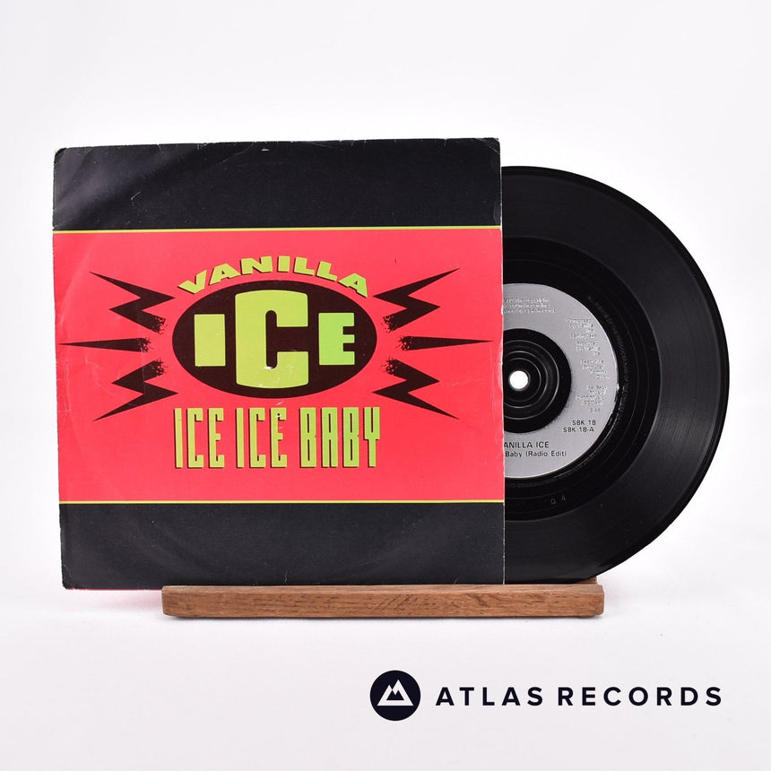 Vanilla Ice Ice Ice Baby 7" Vinyl Record - Front Cover & Record