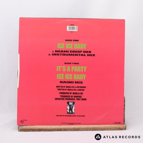 Vanilla Ice - Ice Ice Baby - 12" Vinyl Record - EX/VG+