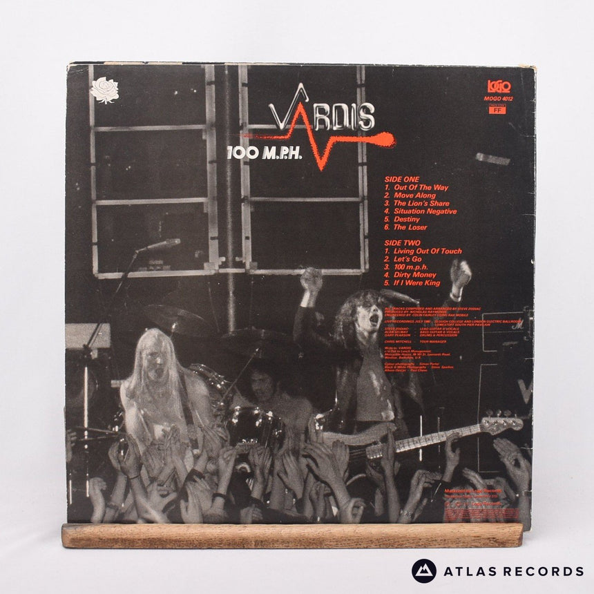 Vardis - 100 M.P.H. - LP Vinyl Record - VG+/EX