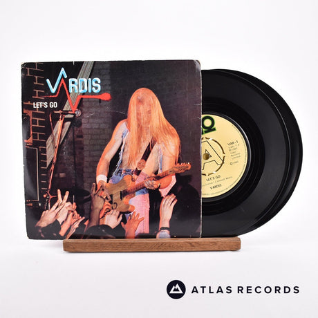 Vardis Let's Go 2 x 7" Vinyl Record - Front Cover & Record