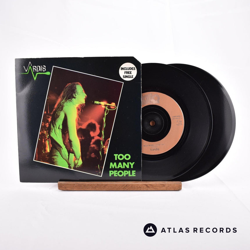 Vardis Too Many People 2 x 7" Vinyl Record - Front Cover & Record