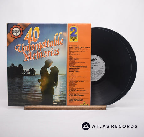 Various 40 Unforgettable Memories Double LP Vinyl Record - Front Cover & Record