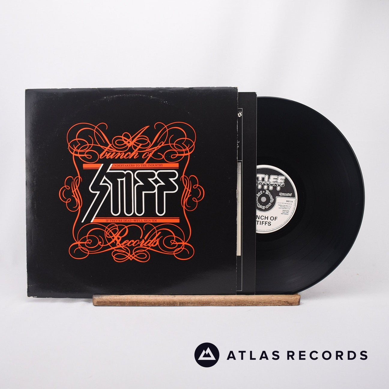 Various A Bunch Of Stiff Records LP Vinyl Record - Front Cover & Record