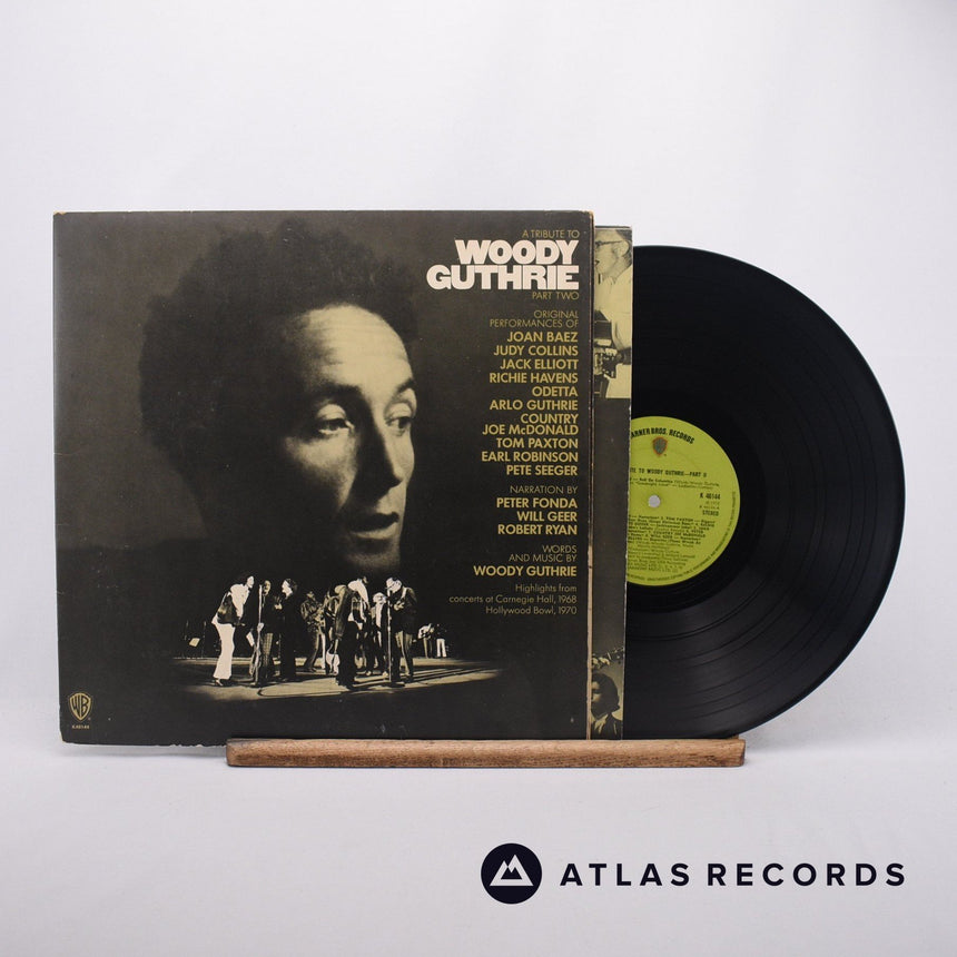 Various A Tribute To Woody Guthrie Part Two LP Vinyl Record - Front Cover & Record