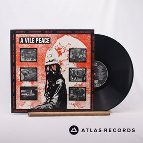 Various A Vile Peace LP Vinyl Record - Front Cover & Record