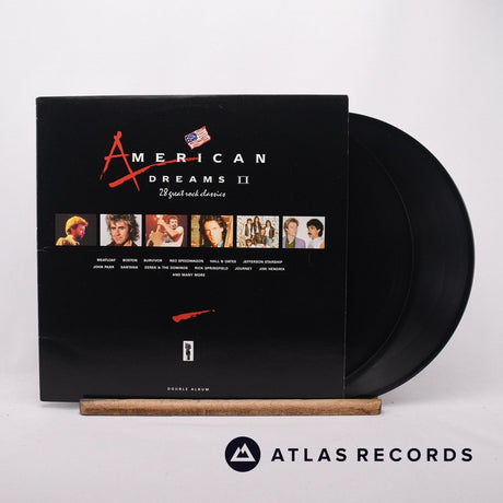 Various American Dreams II 28 Great Rock Classics 2 x LP Vinyl Record - Front Cover & Record