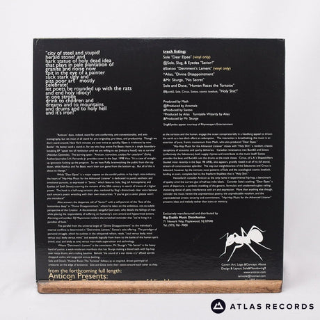 Various - Anticon Presents: Hip-Hop Music For The Advanced Listener - 12" Vinyl