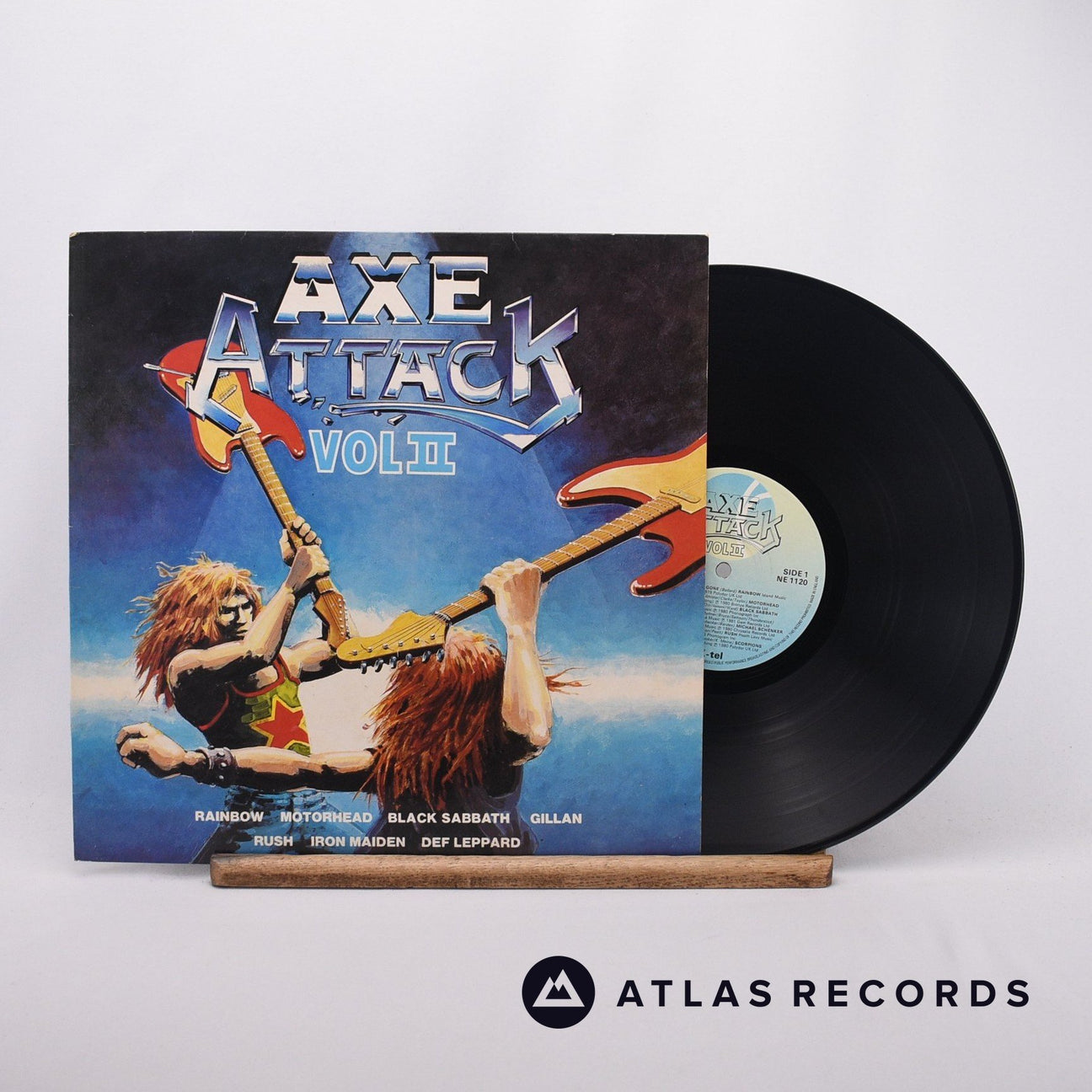 Various Axe Attack Vol II LP Vinyl Record - Front Cover & Record