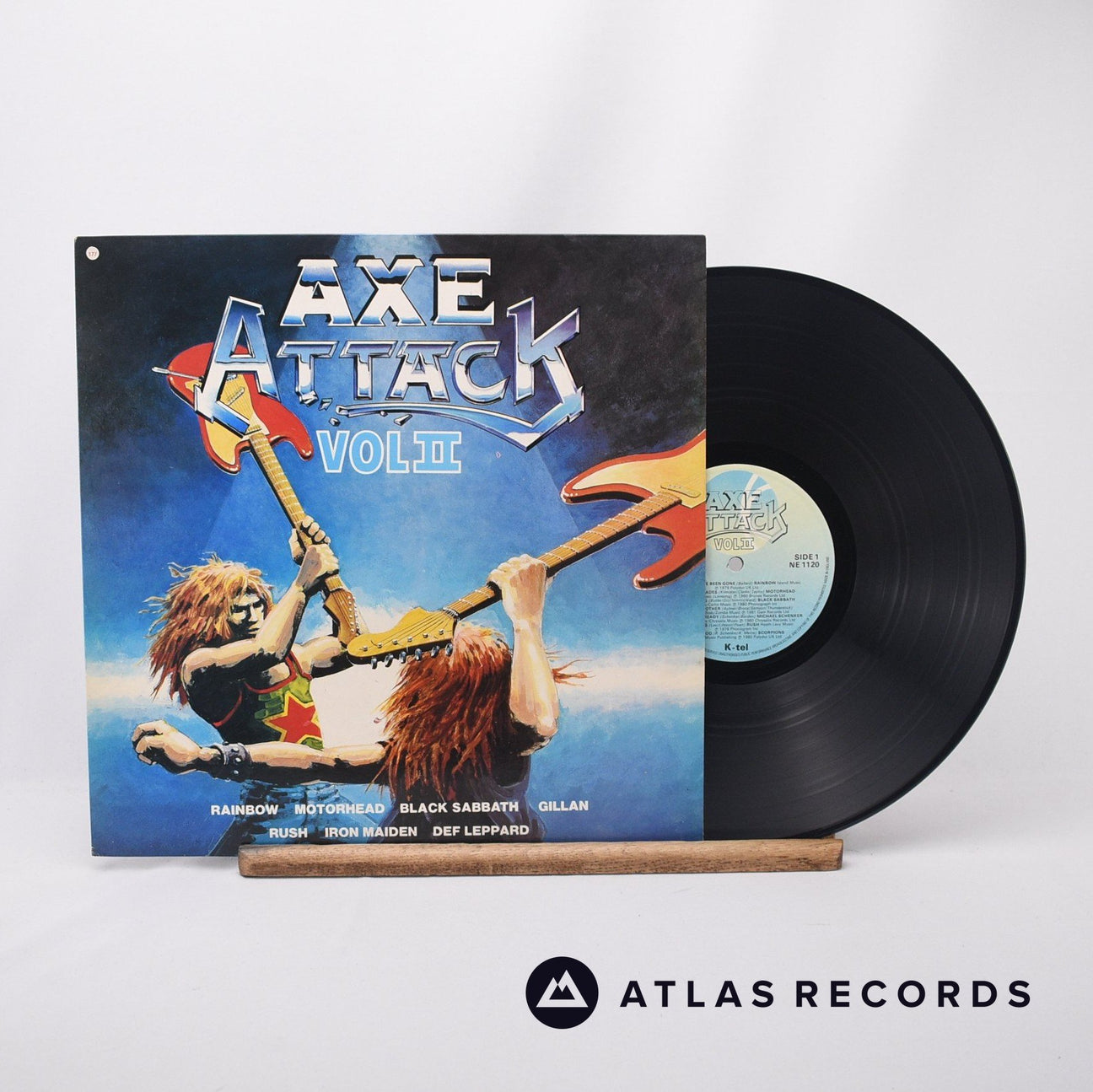 Various Axe Attack Vol II LP Vinyl Record - Front Cover & Record