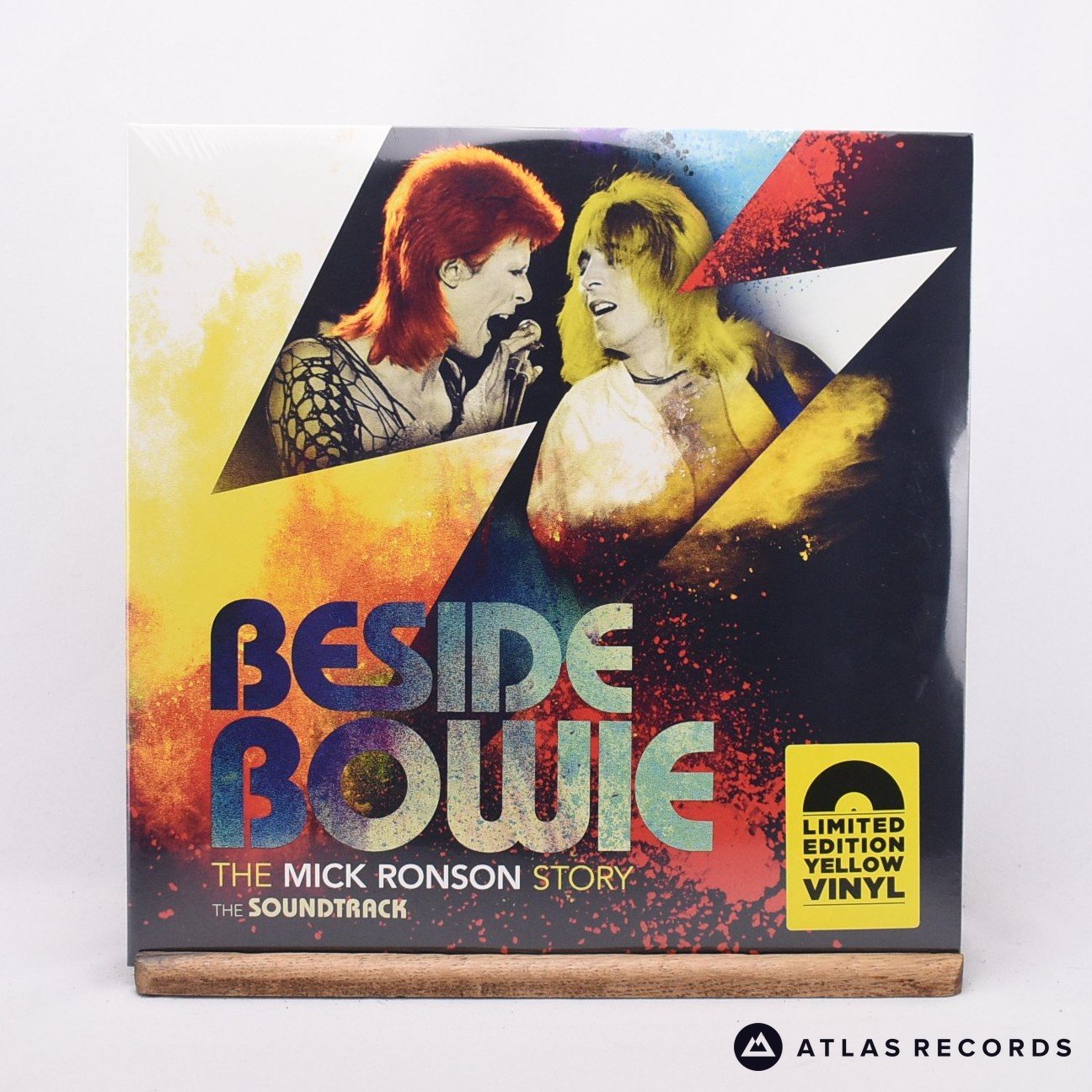 Various Beside Bowie: The Mick Ronson Story 2 x LP Vinyl Record - Front Cover & Record