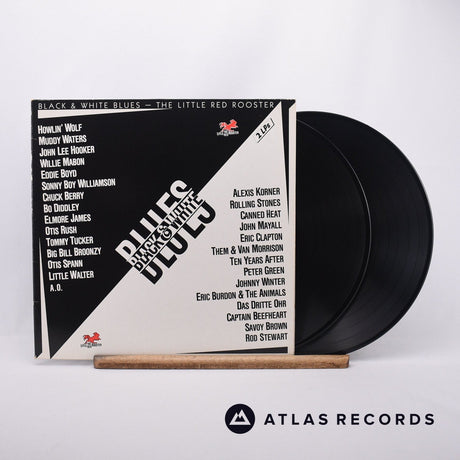 Various Black & White Blues - The Little Red Rooster 2 x LP Vinyl Record - Front Cover & Record