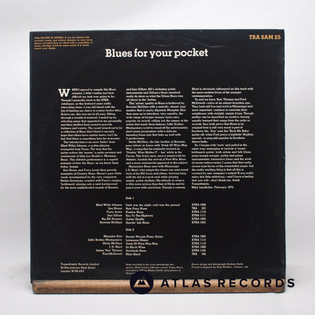 Various - Blues For Your Pocket - LP Vinyl Record - VG+/EX