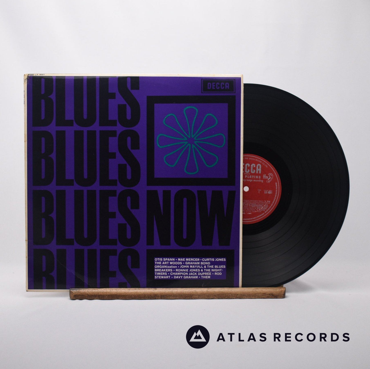 Various Blues Now LP Vinyl Record - Front Cover & Record