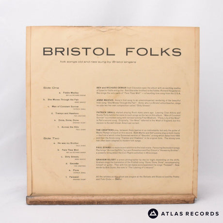 Various - Bristol Folks - Limited Edition LP Vinyl Record - VG/VG+