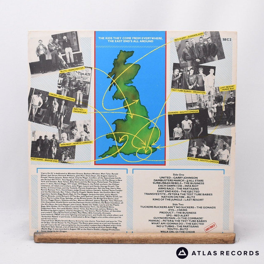 Various - Carry On Oi!! - Mpo Strawberry A1 B1 LP Vinyl Record - EX/EX