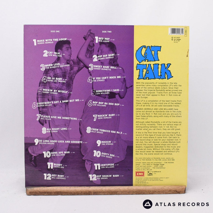 Various - Cat Talk - The Best Of Imperial Rockabilly - LP Vinyl Record - EX/EX