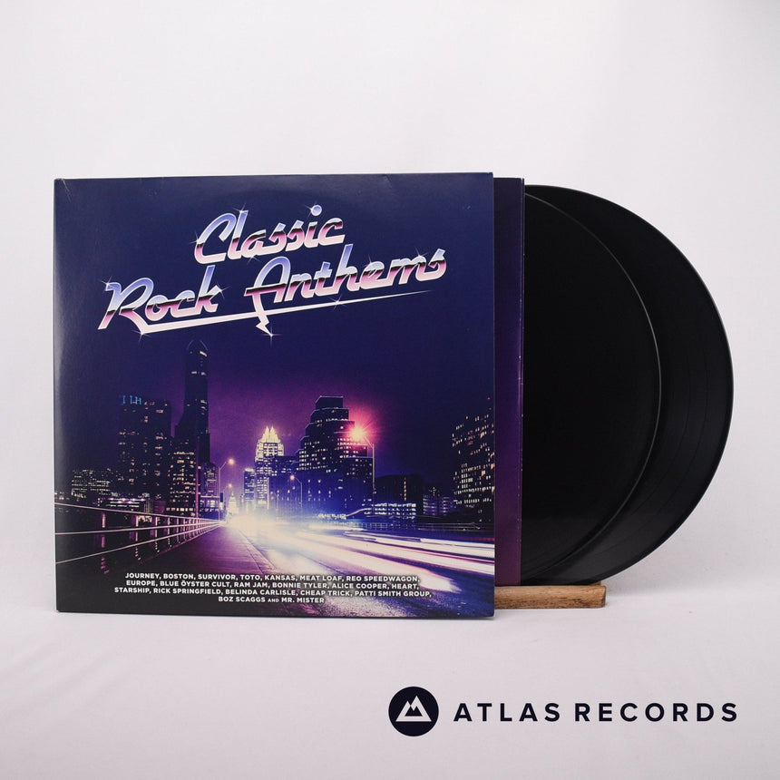 Various Classic Rock Anthems 2 x LP Vinyl Record - Front Cover & Record