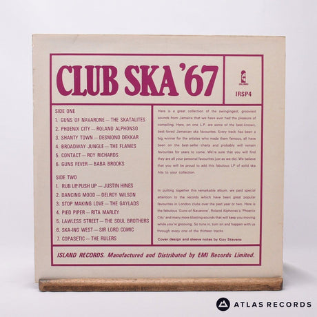 Various - Club Ska '67 - Reissue A-1 B-1 LP Vinyl Record - VG+/VG+