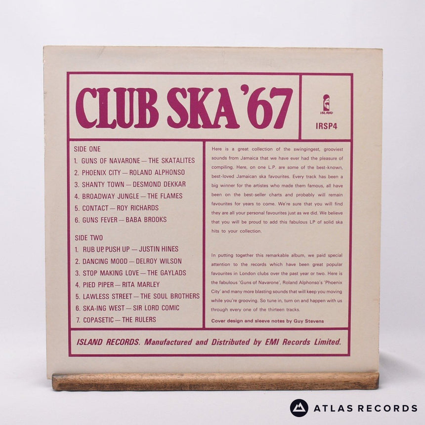 Various - Club Ska '67 - Reissue A-1 B-1 LP Vinyl Record - VG+/VG+