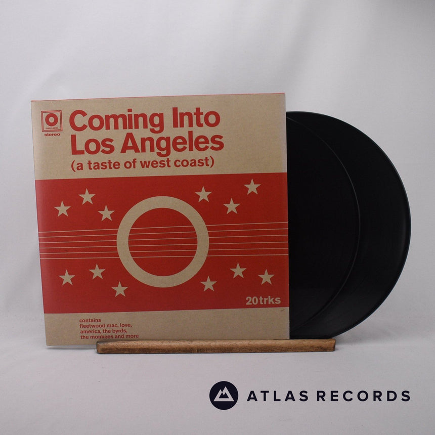 Various Coming Into Los Angeles 2 x LP Vinyl Record - Front Cover & Record