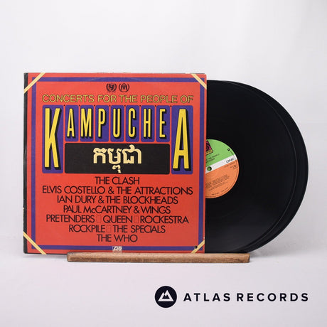 Various Concerts For The People Of Kampuchea Double LP Vinyl Record - Front Cover & Record