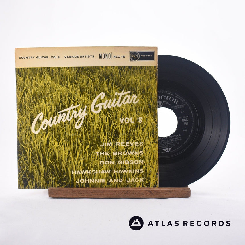 Various Country Guitar Vol. 8 7" Vinyl Record - Front Cover & Record