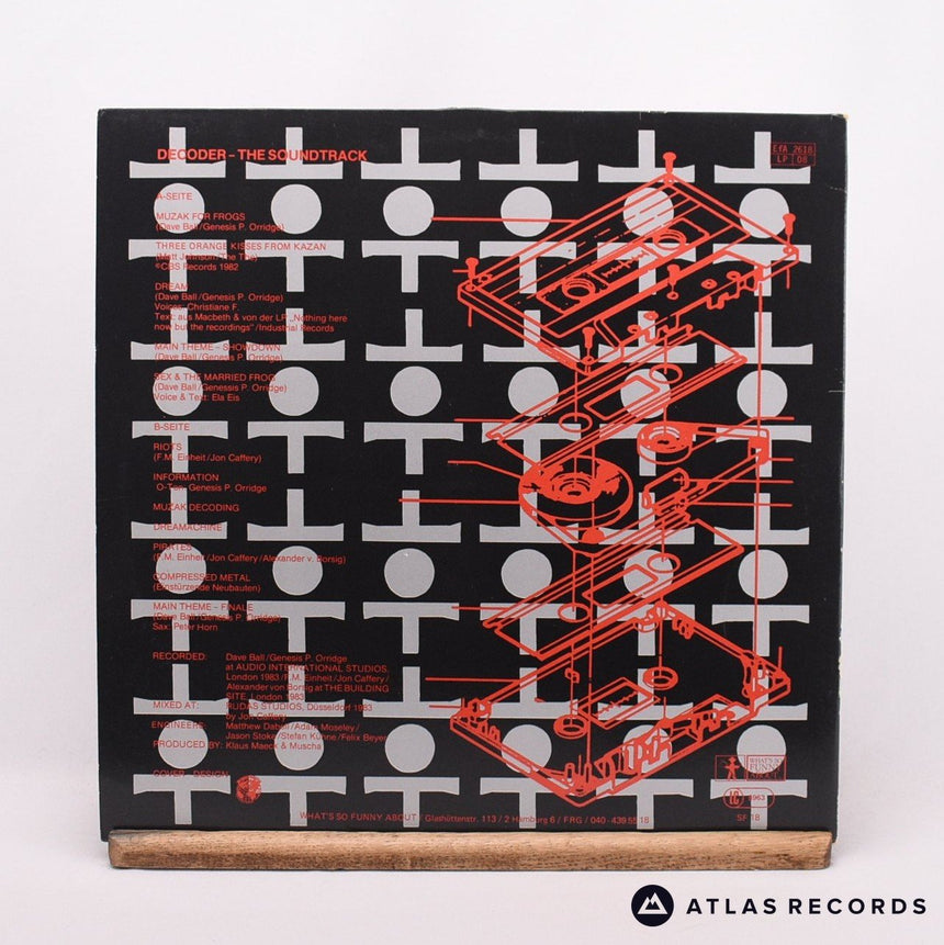 Various - Decoder - The Soundtrack - Gatefold Germany LP Vinyl Record - VG+/EX