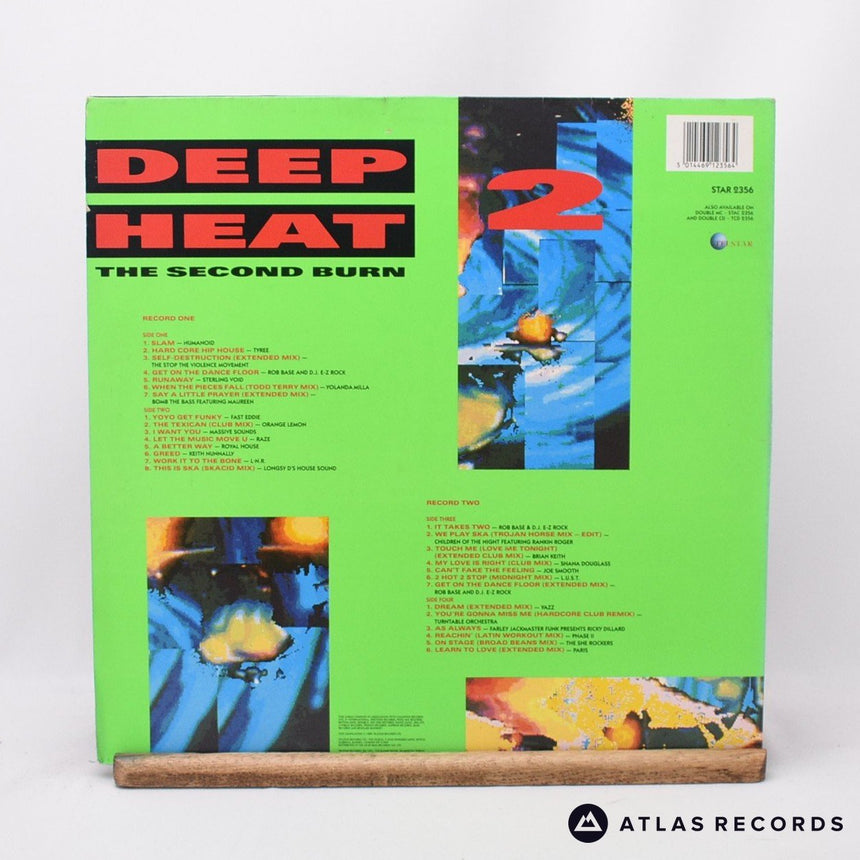 Various - Deep Heat 2 - The Second Burn - Gatefold 2 x LP Vinyl Record - EX/VG+