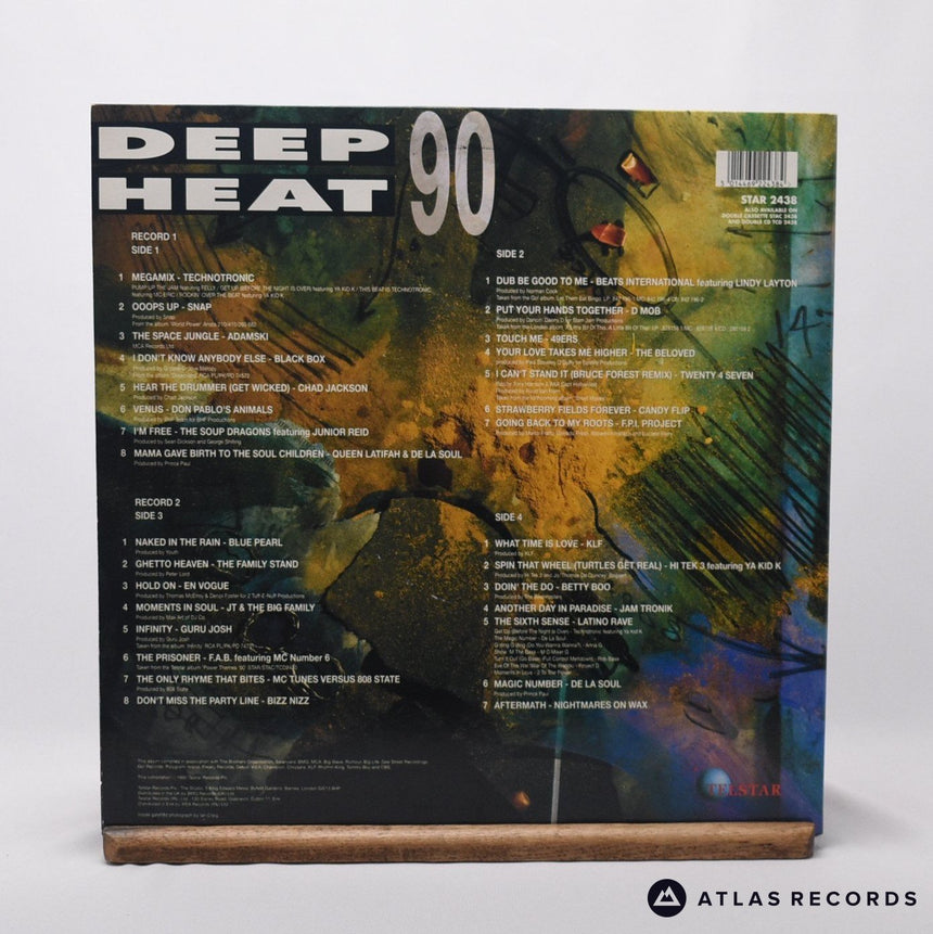 Various - Deep Heat 90 - Gatefold Double LP Vinyl Record - EX/VG+